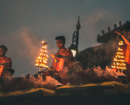 Varanasi Fire Ceremony