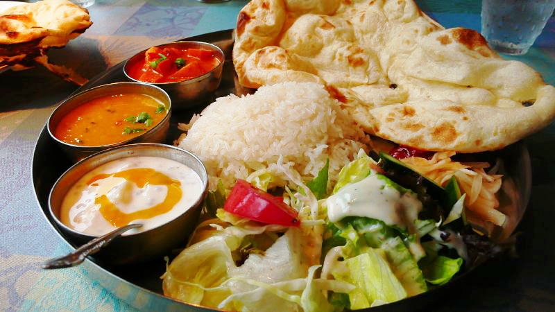 Vegetarian Curry Thali